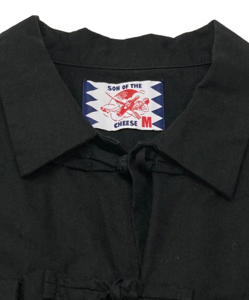 son of the cheese（（サノバチーズ））SON OF THE CHEESE (（サノバチーズ）) チャイナシャツ/Chinese-style shirt ブラック サイズ:Mの古着・服飾アイテム