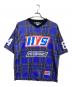 Hysteric Glamour（ヒステリックグラマー）の古着「GUITAR GIRL 84 フットボールシャツ/Football shirt」｜ブルー