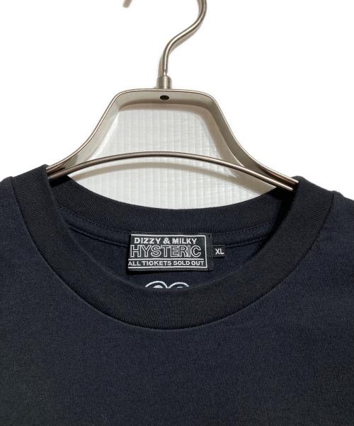 Hysteric Glamour（ヒステリックグラマー）Hysteric Glamour (ヒステリックグラマー) ROLLING STONES (ローリングストーンズ) FIRE RS BEAR Tシャツ/ファイアーローリングストーンズベア Tee ブラック サイズ:XLの古着・服飾アイテム
