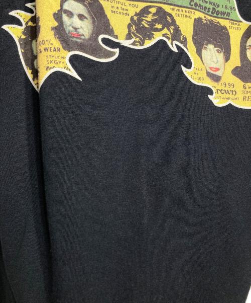Hysteric Glamour（ヒステリックグラマー）Hysteric Glamour (ヒステリックグラマー) ROLLING STONES (ローリングストーンズ) FIRE RS BEAR Tシャツ/ファイアーローリングストーンズベア Tee ブラック サイズ:XLの古着・服飾アイテム