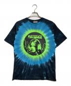 Hysteric Glamourヒステリックグラマー）の古着「AMPLIFIER WOMAN Tシャツ/アンプリファイア・ウーマン Tee」｜グリーン×ネイビー