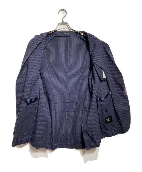 TAGLIATORE（タリアトーレ）TAGLIATORE (タリアトーレ) 2Bストライプジャケット ネイビー サイズ:48の古着・服飾アイテム