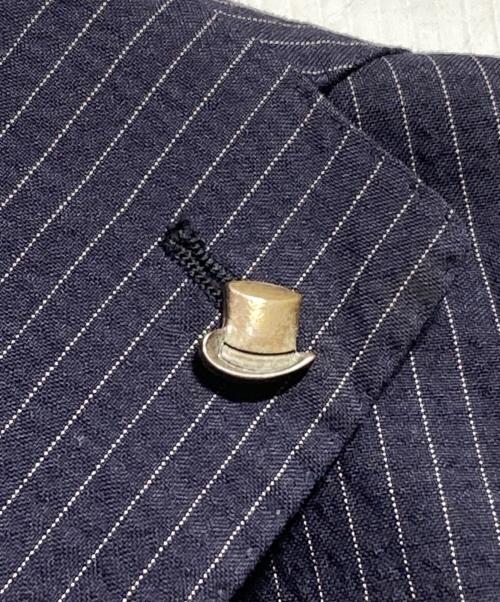 TAGLIATORE（タリアトーレ）TAGLIATORE (タリアトーレ) 2Bストライプジャケット ネイビー サイズ:48の古着・服飾アイテム