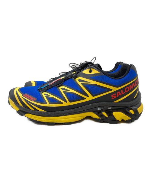 SALOMON（サロモン）SALOMON (サロモン) JJJJound (ジョウンド) スニーカー/XT-6 NAUTICAL BLUE イエロー×ブルー サイズ:28の古着・服飾アイテム