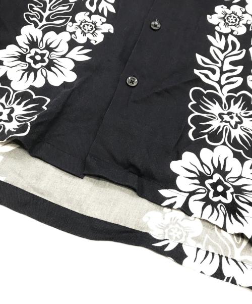 stussy（ステューシー）stussy (ステューシー) Hawaiian Pattern アロハシャツ ブラック サイズ:	SIZE Lの古着・服飾アイテム