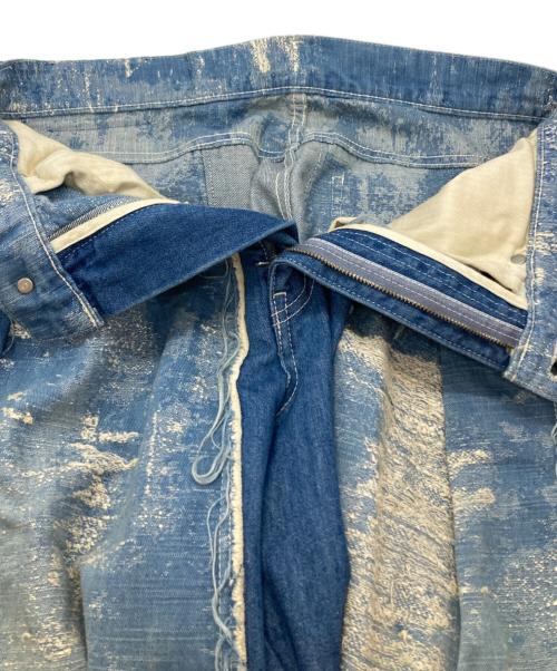 TAAKK（ターク）TAAKK (ターク) DESIGN WIDE DENIM PANTS/デザインワイドデニムパンツ インディゴ サイズ:3の古着・服飾アイテム