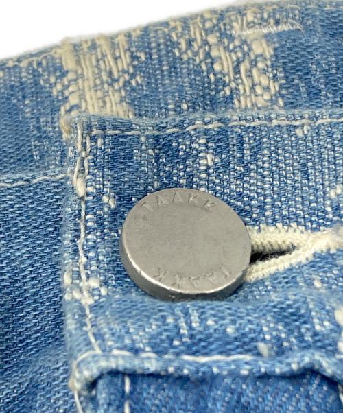 TAAKK（ターク）TAAKK (ターク) DESIGN WIDE DENIM PANTS/デザインワイドデニムパンツ インディゴ サイズ:3の古着・服飾アイテム
