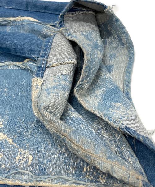 TAAKK（ターク）TAAKK (ターク) DESIGN WIDE DENIM PANTS/デザインワイドデニムパンツ インディゴ サイズ:3の古着・服飾アイテム