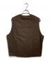ANOTHER OFFICE (アナザーオフィス) クルーネックベスト/Crew neck vest ブラウン サイズ:1：8000円
