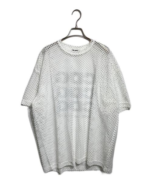 CDG（シーディージー）CDG (シーディージー) Polyester Mesh TEE/ポリエステルメッシュTシャツ ホワイト サイズ:Mの古着・服飾アイテム