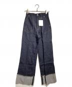 cygneシーニュ）の古着「ロールアップデニムパンツ/Rolled-up denim pants」｜インディゴ