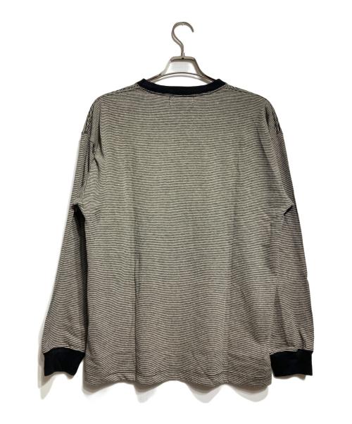 WELLDER（ウェルダー）WELLDER (ウェルダー) Striped Long-sleeve T-shirt/ストライプロングスリーブTシャツ ベージュ サイズ:3の古着・服飾アイテム