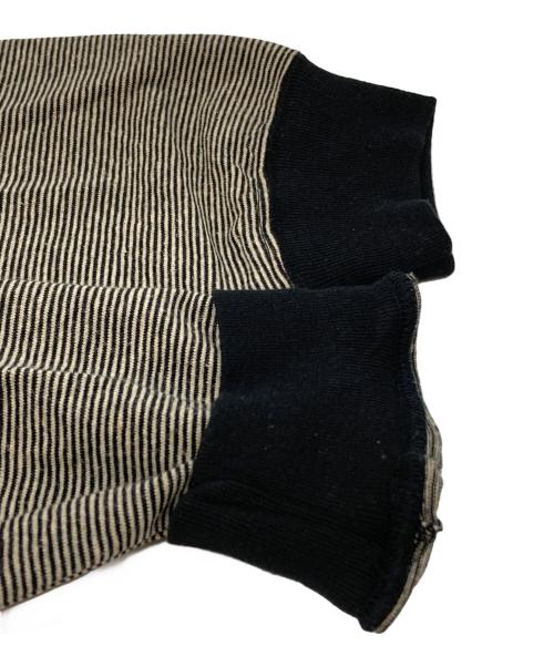 WELLDER（ウェルダー）WELLDER (ウェルダー) Striped Long-sleeve T-shirt/ストライプロングスリーブTシャツ ベージュ サイズ:3の古着・服飾アイテム