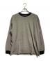 WELLDER（ウェルダー）の古着「Striped Long-sleeve T-shirt/ストライプロングスリーブTシャツ」｜ベージュ
