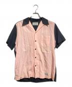 WACKO MARIAワコマリア）の古着「TWO-TONE SHIRT/トゥートーンシャツ」｜ピンク