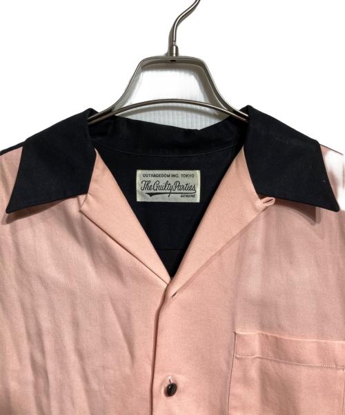 WACKO MARIA（ワコマリア）WACKO MARIA (ワコマリア) TWO-TONE SHIRT/トゥートーンシャツ ピンク サイズ:Mの古着・服飾アイテム