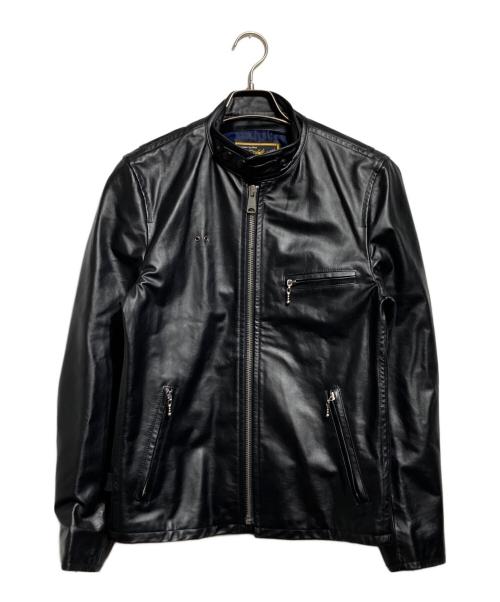 GAIJIN MADE（ガイジンメイド）GAIJIN MADE (ガイジンメイド) シングルライダースレザージャケット/Single-rider leather jacket ブラック サイズ:2の古着・服飾アイテム
