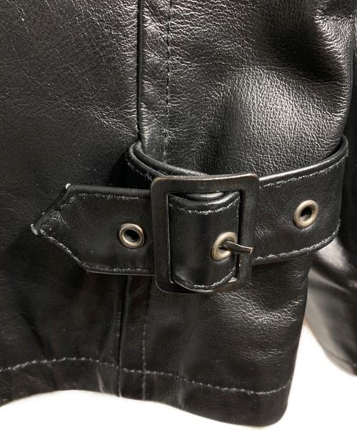 GAIJIN MADE（ガイジンメイド）GAIJIN MADE (ガイジンメイド) シングルライダースレザージャケット/Single-rider leather jacket ブラック サイズ:2の古着・服飾アイテム