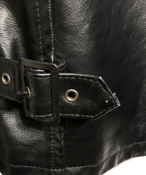 GAIJIN MADE（ガイジンメイド）GAIJIN MADE (ガイジンメイド) シングルライダースレザージャケット/Single-rider leather jacket ブラック サイズ:2の古着・服飾アイテム