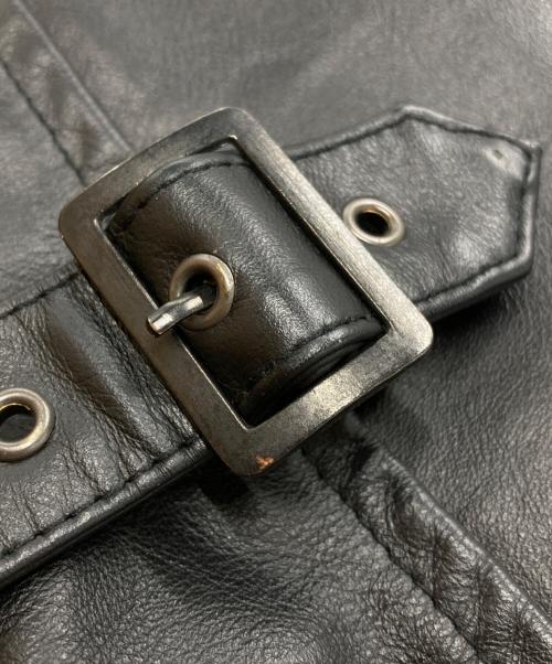 GAIJIN MADE（ガイジンメイド）GAIJIN MADE (ガイジンメイド) シングルライダースレザージャケット/Single-rider leather jacket ブラック サイズ:2の古着・服飾アイテム