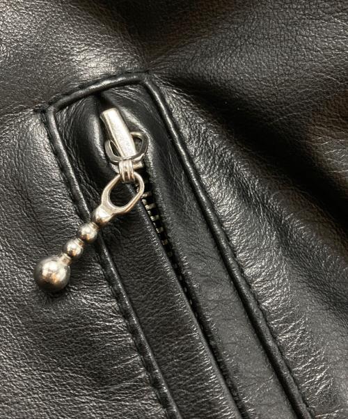 GAIJIN MADE（ガイジンメイド）GAIJIN MADE (ガイジンメイド) シングルライダースレザージャケット/Single-rider leather jacket ブラック サイズ:2の古着・服飾アイテム