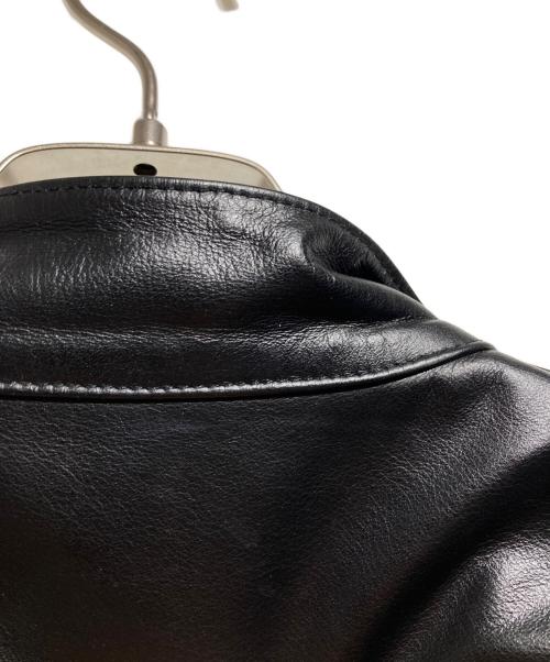GAIJIN MADE（ガイジンメイド）GAIJIN MADE (ガイジンメイド) シングルライダースレザージャケット/Single-rider leather jacket ブラック サイズ:2の古着・服飾アイテム