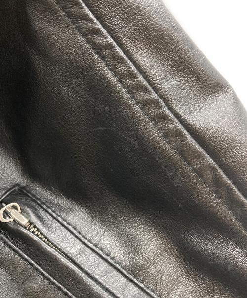GAIJIN MADE（ガイジンメイド）GAIJIN MADE (ガイジンメイド) シングルライダースレザージャケット/Single-rider leather jacket ブラック サイズ:2の古着・服飾アイテム