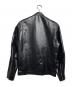 GAIJIN MADE (ガイジンメイド) シングルライダースレザージャケット/Single-rider leather jacket ブラック サイズ:2：10000円