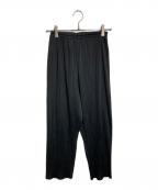 ISSEY MIYAKEイッセイミヤケ）の古着「プリーツパンツ/Pleated pants」｜ブラック