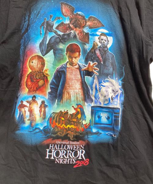 UNIVERSAL STUDIOS（ユニバーサルスタジオ）UNIVERSAL STUDIOS (ユニバーサルスタジオ) プリントTシャツ ブラック サイズ:Mの古着・服飾アイテム
