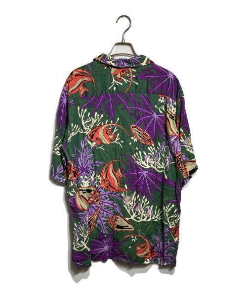 JOE KEALUHA'S（ジョー・ケアロハ）JOE KEALUHA'S (ジョー・ケアロハ) 90’Sアロハシャツ グリーン サイズ:FREEの古着・服飾アイテム