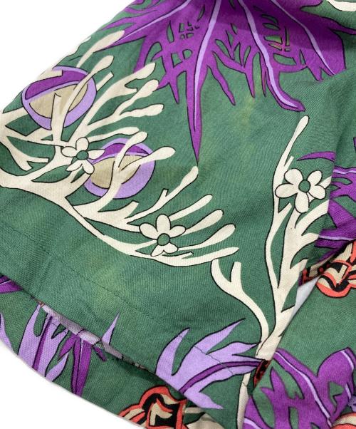 JOE KEALUHA'S（ジョー・ケアロハ）JOE KEALUHA'S (ジョー・ケアロハ) 90’Sアロハシャツ グリーン サイズ:FREEの古着・服飾アイテム