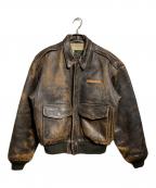 AVIREXアヴィレックス）の古着「A-2フライトジャケット/A-2 flight jacket」｜ブラウン