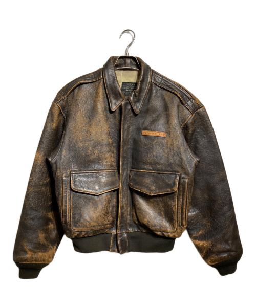 AVIREX（アヴィレックス）AVIREX (アヴィレックス) A-2フライトジャケット/A-2 flight jacket ブラウン サイズ:Sの古着・服飾アイテム