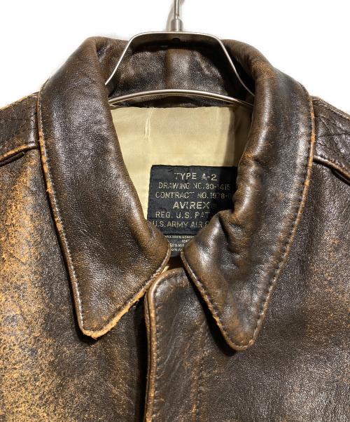 AVIREX（アヴィレックス）AVIREX (アヴィレックス) A-2フライトジャケット/A-2 flight jacket ブラウン サイズ:Sの古着・服飾アイテム
