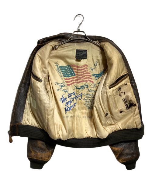 AVIREX（アヴィレックス）AVIREX (アヴィレックス) A-2フライトジャケット/A-2 flight jacket ブラウン サイズ:Sの古着・服飾アイテム