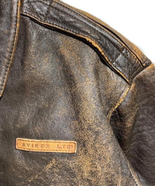 AVIREX（アヴィレックス）AVIREX (アヴィレックス) A-2フライトジャケット/A-2 flight jacket ブラウン サイズ:Sの古着・服飾アイテム