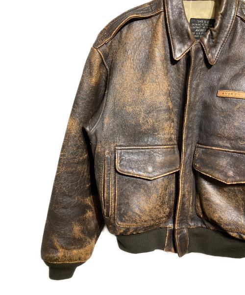 AVIREX（アヴィレックス）AVIREX (アヴィレックス) A-2フライトジャケット/A-2 flight jacket ブラウン サイズ:Sの古着・服飾アイテム
