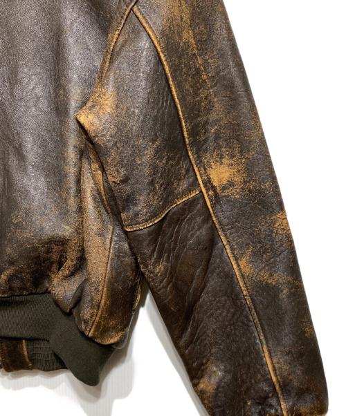 AVIREX（アヴィレックス）AVIREX (アヴィレックス) A-2フライトジャケット/A-2 flight jacket ブラウン サイズ:Sの古着・服飾アイテム