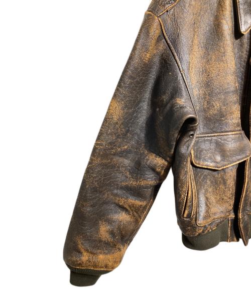 AVIREX（アヴィレックス）AVIREX (アヴィレックス) A-2フライトジャケット/A-2 flight jacket ブラウン サイズ:Sの古着・服飾アイテム