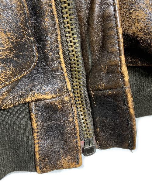 AVIREX（アヴィレックス）AVIREX (アヴィレックス) A-2フライトジャケット/A-2 flight jacket ブラウン サイズ:Sの古着・服飾アイテム