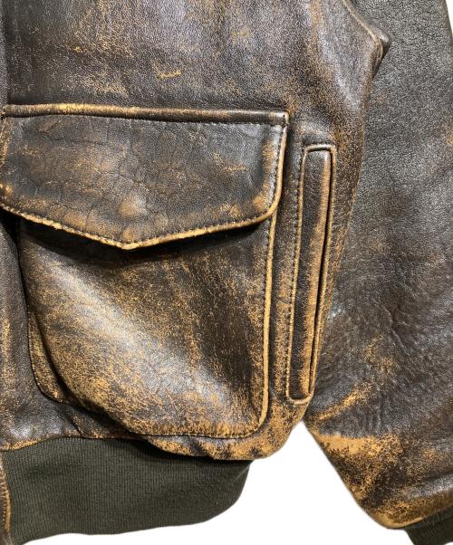 AVIREX（アヴィレックス）AVIREX (アヴィレックス) A-2フライトジャケット/A-2 flight jacket ブラウン サイズ:Sの古着・服飾アイテム