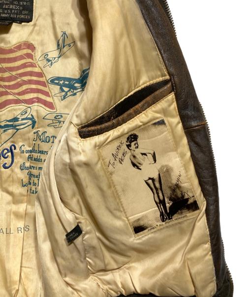 AVIREX（アヴィレックス）AVIREX (アヴィレックス) A-2フライトジャケット/A-2 flight jacket ブラウン サイズ:Sの古着・服飾アイテム