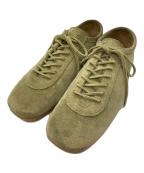 DRIES VAN NOTENドリスヴァンノッテン）の古着「スエードローカットスニーカー/Suede low-top sneakers」｜グリーン