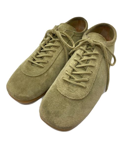 DRIES VAN NOTEN（ドリスヴァンノッテン）DRIES VAN NOTEN (ドリスヴァンノッテン) スエードローカットスニーカー/Suede low-top sneakers グリーン サイズ:42の古着・服飾アイテム