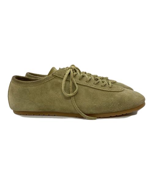 DRIES VAN NOTEN（ドリスヴァンノッテン）DRIES VAN NOTEN (ドリスヴァンノッテン) スエードローカットスニーカー/Suede low-top sneakers グリーン サイズ:42の古着・服飾アイテム