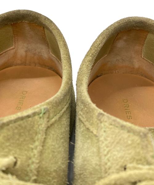 DRIES VAN NOTEN（ドリスヴァンノッテン）DRIES VAN NOTEN (ドリスヴァンノッテン) スエードローカットスニーカー/Suede low-top sneakers グリーン サイズ:42の古着・服飾アイテム