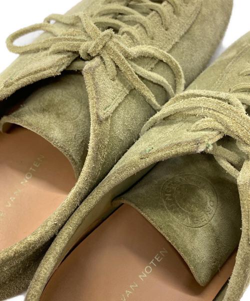 DRIES VAN NOTEN（ドリスヴァンノッテン）DRIES VAN NOTEN (ドリスヴァンノッテン) スエードローカットスニーカー/Suede low-top sneakers グリーン サイズ:42の古着・服飾アイテム