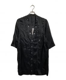 RICK OWENS（リックオウエンス）の古着「Short Sleeved Faun Shirt」｜ブラック