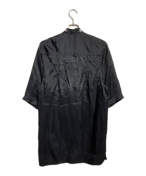 RICK OWENS（リックオウエンス）RICK OWENS (リックオウエンス) Short Sleeved Faun Shirt ブラック サイズ:46の古着・服飾アイテム